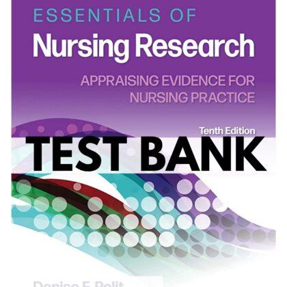 Essentials Of Nursing Research 10th Edition Test Bank